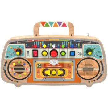 2Kids Toys Activity Board Wooden FM Radio jucărie cu activități - imagine 2